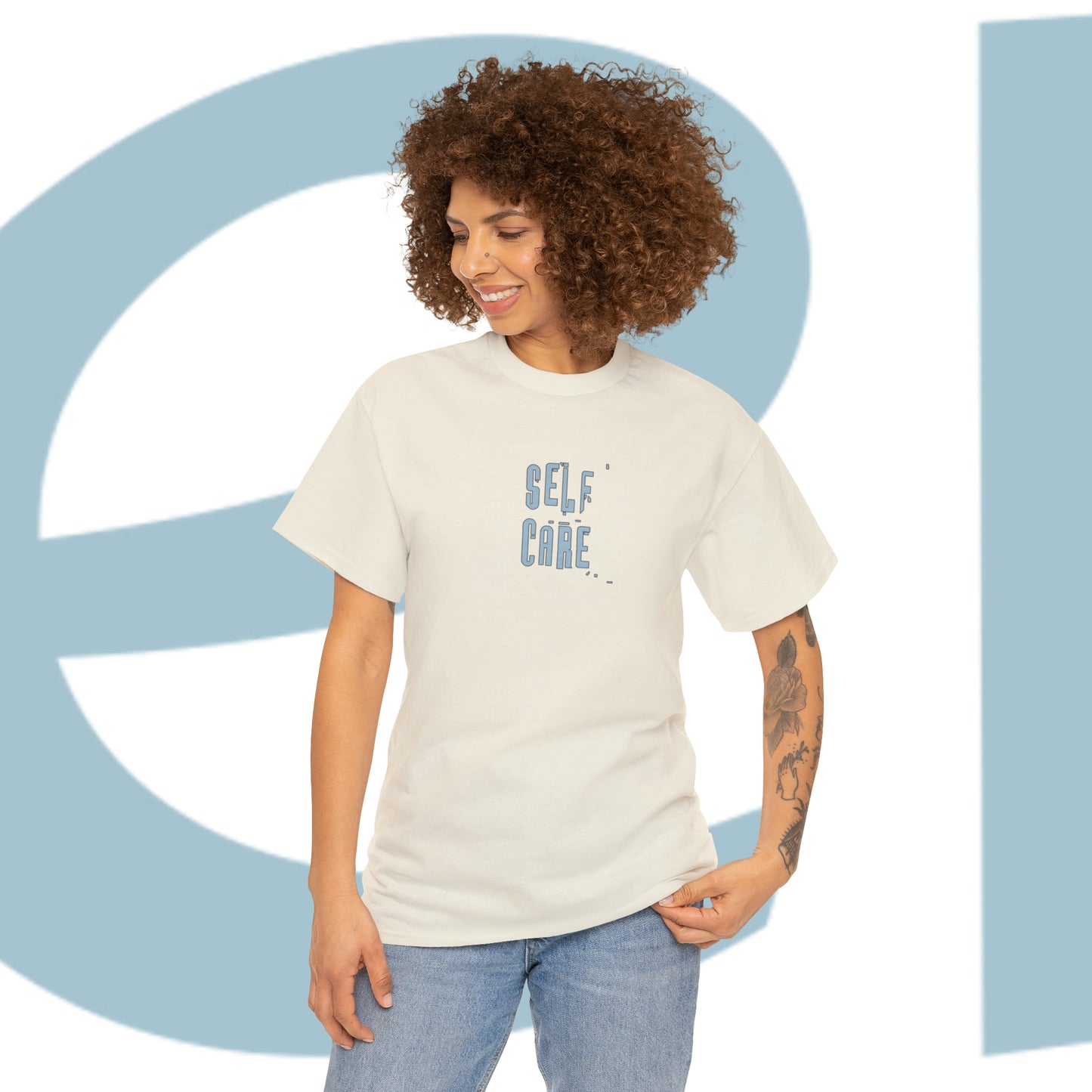 "Self Care"- Unisex Heavy Cotton Tee