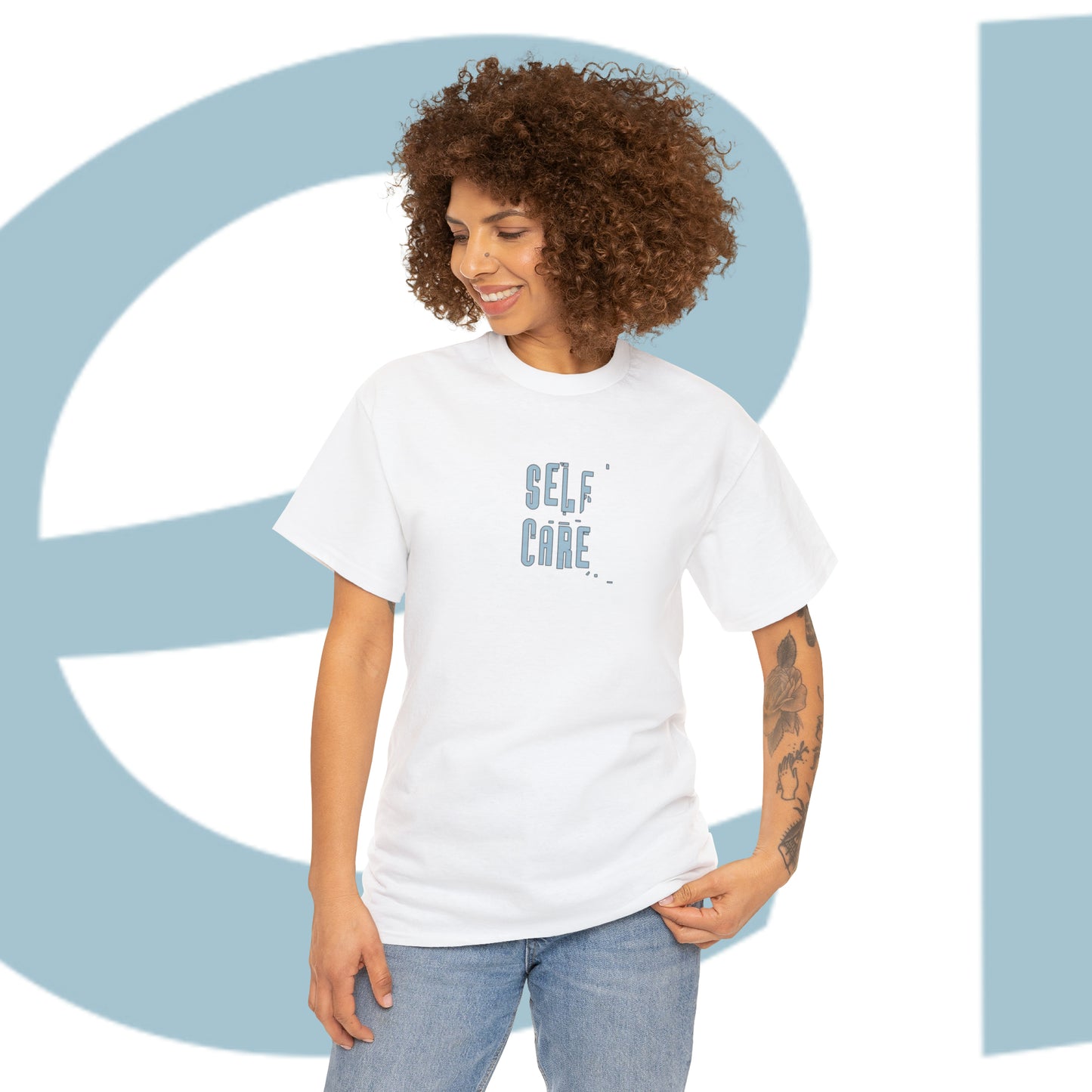 "Self Care"- Unisex Heavy Cotton Tee