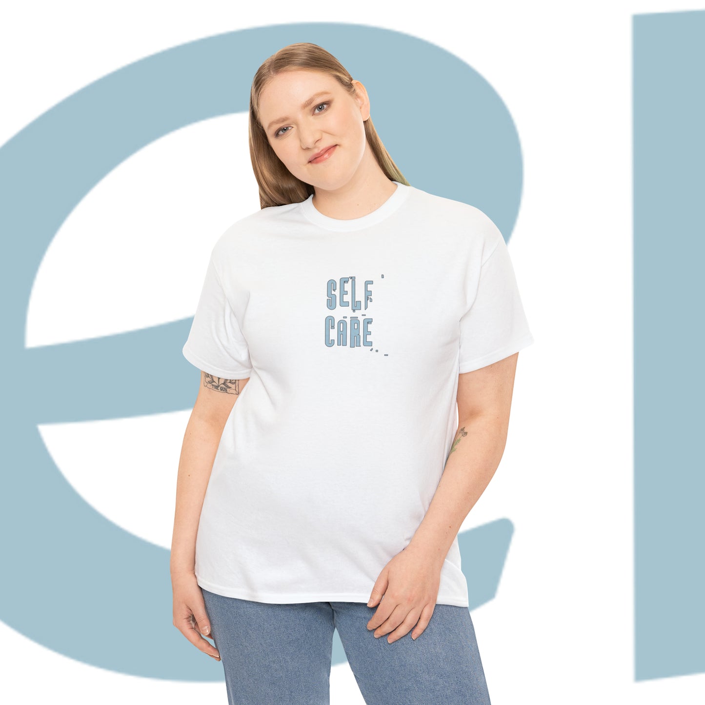 "Self Care"- Unisex Heavy Cotton Tee