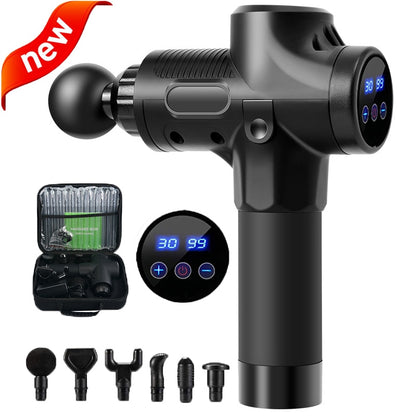 Massage Gun Deep Body Massage With LCD