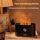 Essential Oil Aromatherapy Diffuser With LED Lighting Simulation Colorful Flame